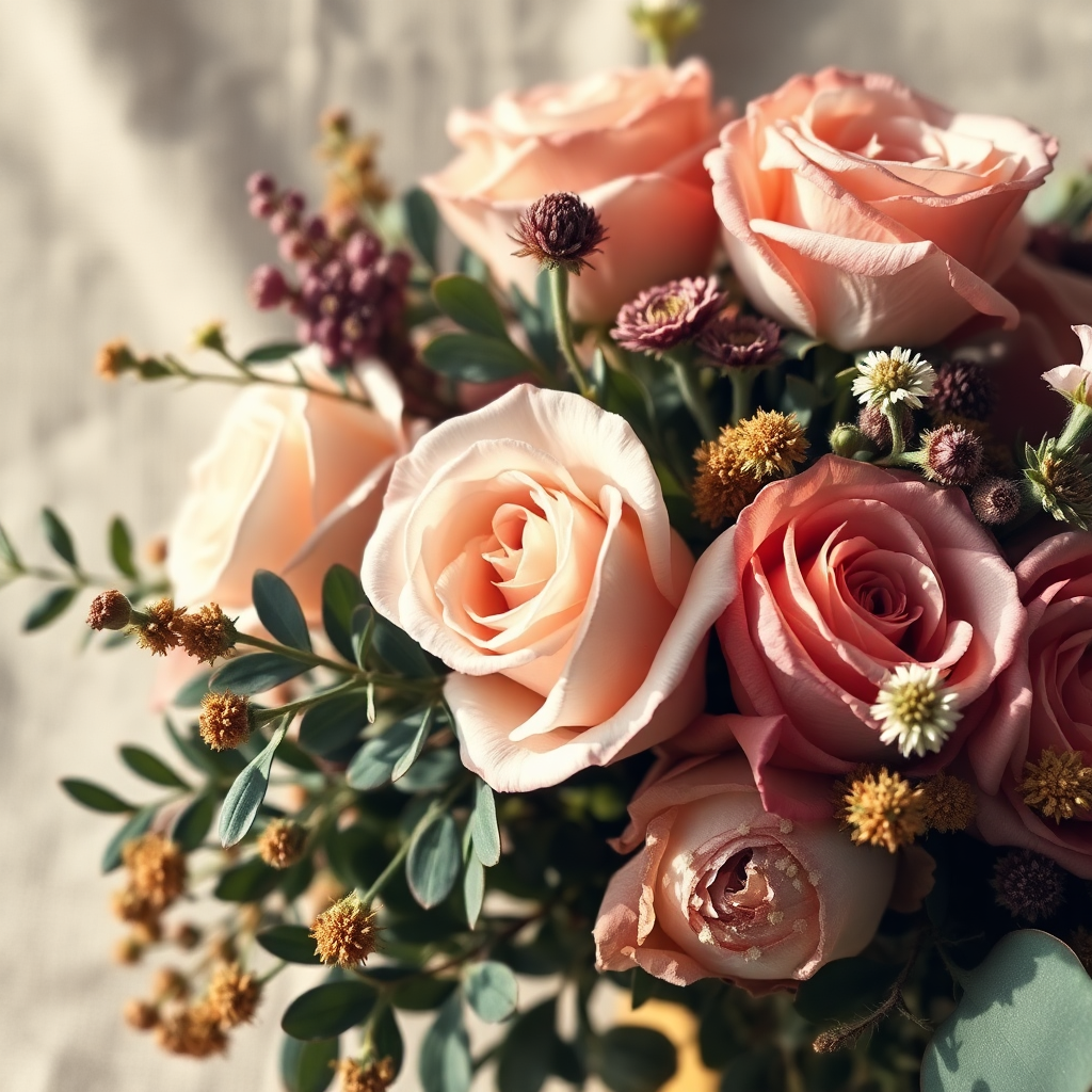 Blomsterboden i Bjuv – handbundna buketter och blomsterarrangemang